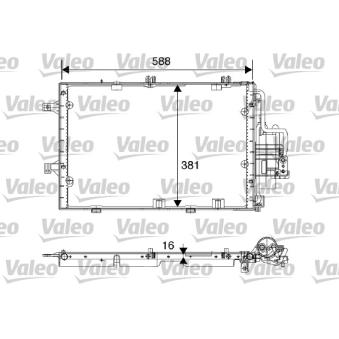 Condenseur, climatisation VALEO OEM 1850092