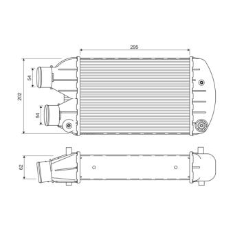 Intercooler, échangeur VALEO 817881