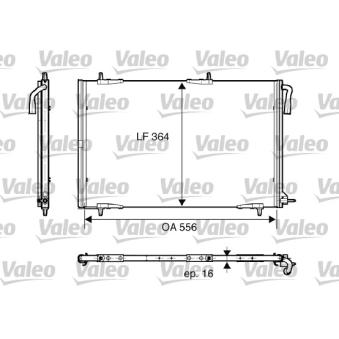 Condenseur, climatisation VALEO OEM 6455CJ