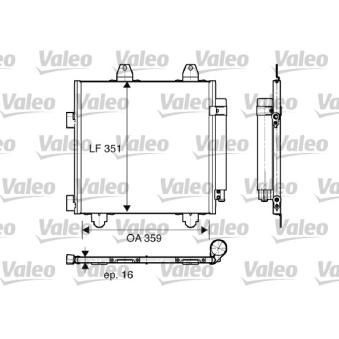 Condenseur, climatisation VALEO OEM 884500H020