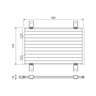 Condenseur, climatisation VALEO 818018 pour FIAT DUCATO 2.3 JTD - 110cv