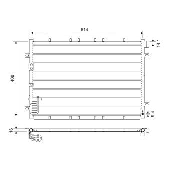 Condenseur, climatisation VALEO OEM 976063E000