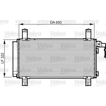 Condenseur, climatisation VALEO OEM GJ6A61480A