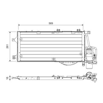 Condenseur, climatisation VALEO OEM 9201960 Condenseur, climatisation VALEO OEM 9201960