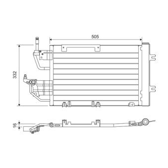 Condenseur, climatisation VALEO 818168