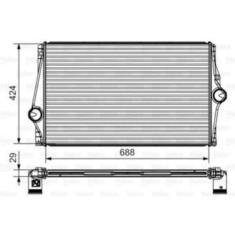 Intercooler, échangeur VALEO OEM 8627375