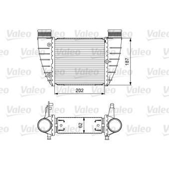 Intercooler, échangeur VALEO OEM 8E0145806Q Intercooler, échangeur VALEO OEM 8E0145806Q