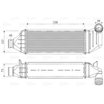 Intercooler, échangeur VALEO 818327