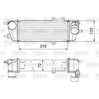 Intercooler, échangeur VALEO 818361