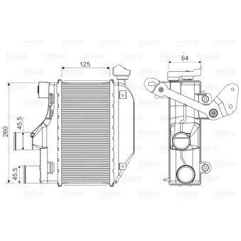 Intercooler, échangeur VALEO 818362