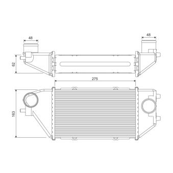 Intercooler, échangeur VALEO OEM 19710rmae01 Intercooler, échangeur VALEO OEM 19710rmae01