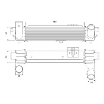 Intercooler, échangeur VALEO [818382]
