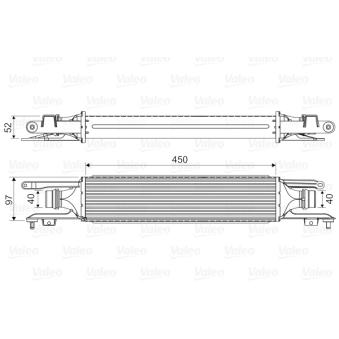 Intercooler, échangeur VALEO OEM 55702004 Intercooler, échangeur VALEO OEM 55702004