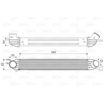 Intercooler, échangeur VALEO 818580 pour ISUZU D-MAX Cooper S - 163cv