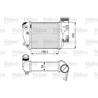 Intercooler, échangeur VALEO 818610