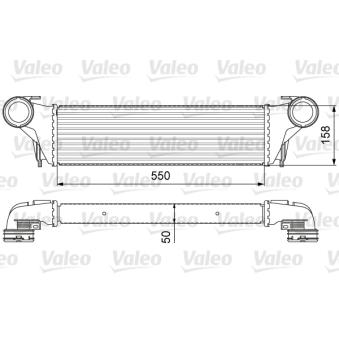 Intercooler, échangeur VALEO 818618 pour MAZDA CX-9 3.0sd - 286cv