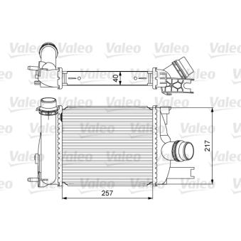 Intercooler, échangeur VALEO [818622]