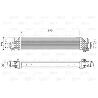 Intercooler, échangeur VALEO [818629]