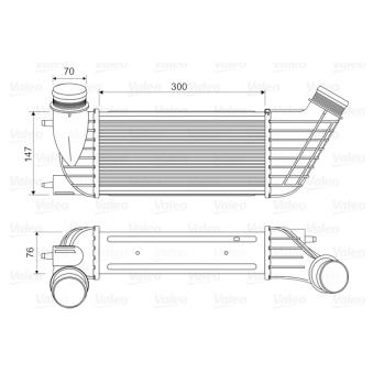Intercooler, échangeur VALEO OEM 0384P1 Intercooler, échangeur VALEO OEM 0384P1