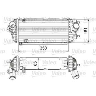 Intercooler, échangeur VALEO 818665