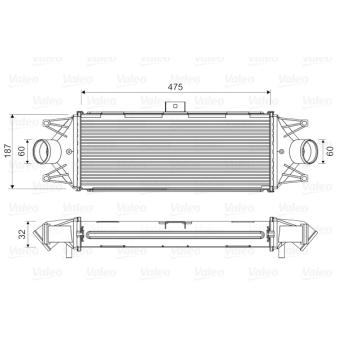 Intercooler, échangeur VALEO OEM 5801313640