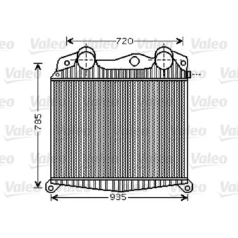 Intercooler, échangeur VALEO OEM 81061309175