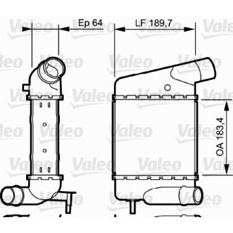 Intercooler, échangeur VALEO OEM 8200369311 Intercooler, échangeur VALEO OEM 8200369311