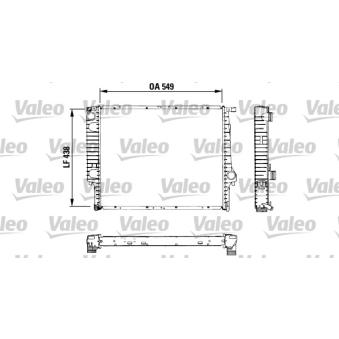Radiateur, refroidissement du moteur VALEO OEM 1709457