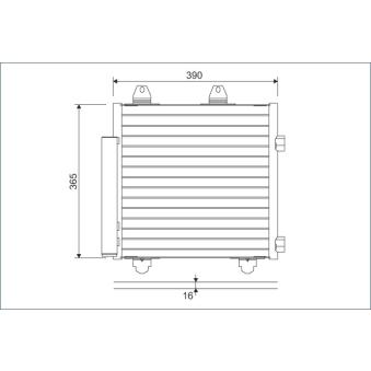 Condenseur, climatisation VALEO 822577 pour CITROEN C1 1.2 VTi 82 - 82cv