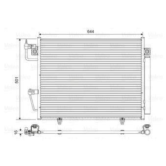 Condenseur, climatisation VALEO 822620