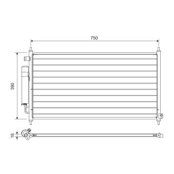 Condenseur, climatisation VALEO [822704]