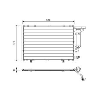 Condenseur, climatisation VALEO [822730]