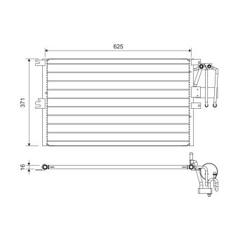 Condenseur, climatisation VALEO OEM 52485120