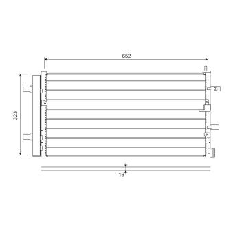 Condenseur, climatisation VALEO OEM 8R0260401D