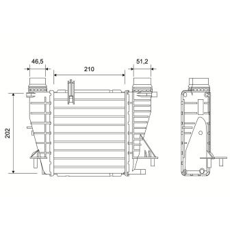 Intercooler, échangeur VALEO OEM 144618748R Intercooler, échangeur VALEO OEM 144618748R