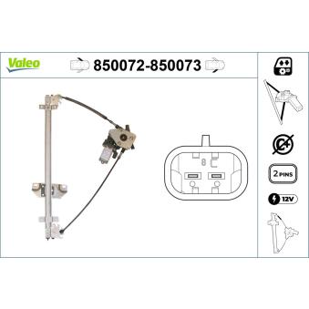 Lève-vitre VALEO [850072]