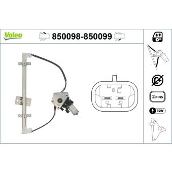 Lève-vitre VALEO [850098]