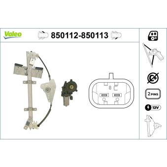 Lève-vitre VALEO OEM 1225778