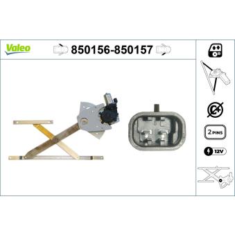 Lève-vitre avant gauche VALEO [850156]