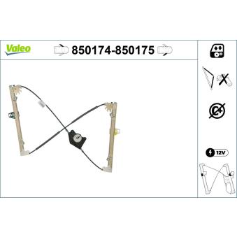 Lève-vitre VALEO 850174 pour FIAT STILO 2.4 20V - 170cv