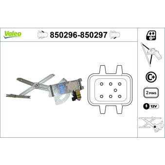 Lève-vitre VALEO OEM 90444381