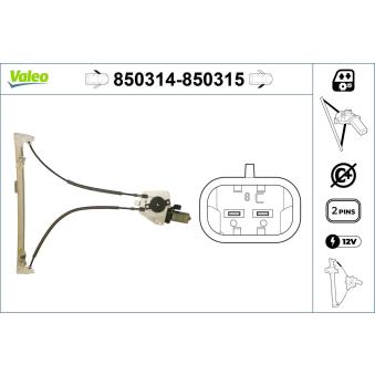 Lève-vitre VALEO [850314]