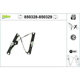 Lève-vitre avant gauche VALEO OEM 51337281881