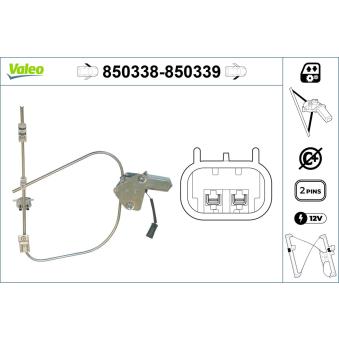 Lève-vitre VALEO OEM 7700802026