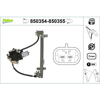 Lève-vitre VALEO OEM 7700838598
