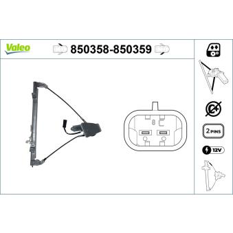 Lève-vitre VALEO OEM 7700842247 Lève-vitre VALEO OEM 7700842247
