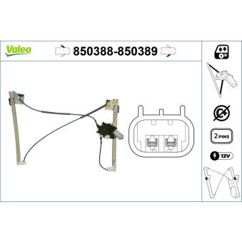 Lève-vitre VALEO OEM 6K3837401B