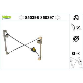 Lève-vitre VALEO OEM 6L3837461 Lève-vitre VALEO OEM 6L3837461