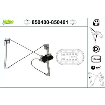Lève-vitre VALEO [850400]