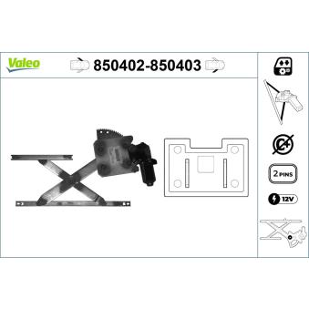 Lève-vitre VALEO 850402 pour SUZUKI JIMNY 1.3 16V - 80cv